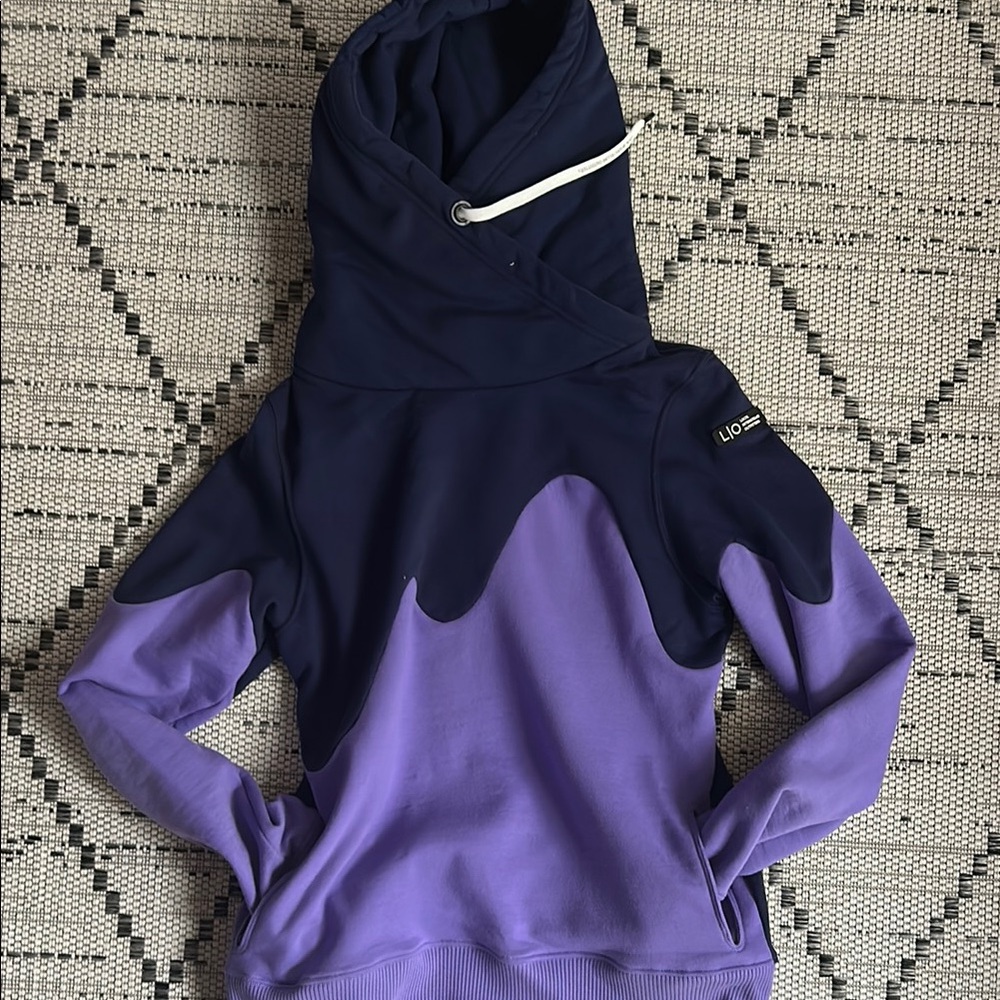 Purple and Navy Hoodie